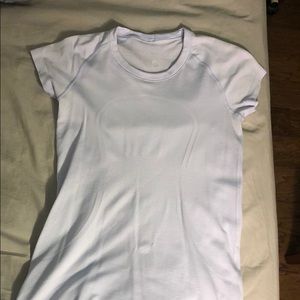 Lululemon swifty tech short sleeve - size 8- blue